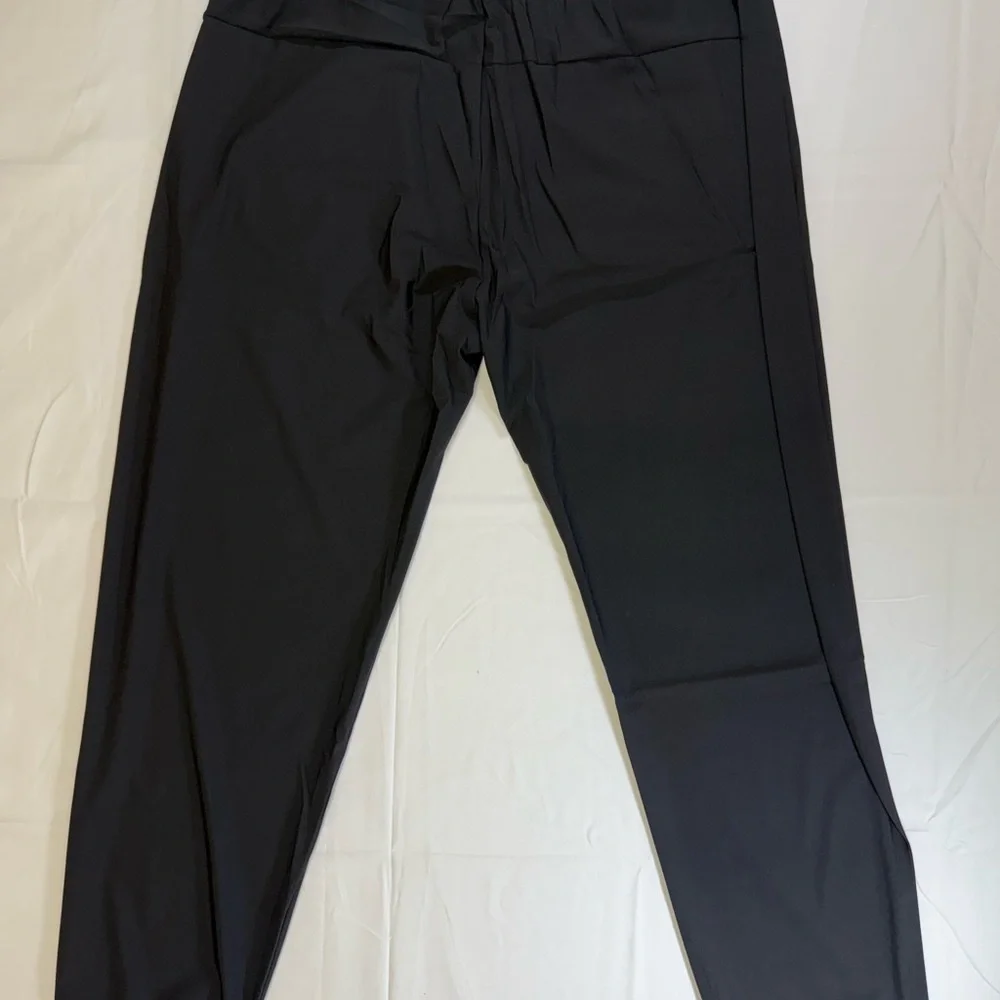 Men’s Dri-Fit Jogger Black Pants - Size L Elastic Waist - Picture 5 of 8